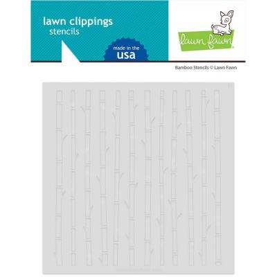 Lawn Fawn Stencil - Bamboo Background